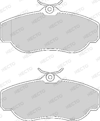 Brake Pad Set, disc brake (FD6627A)