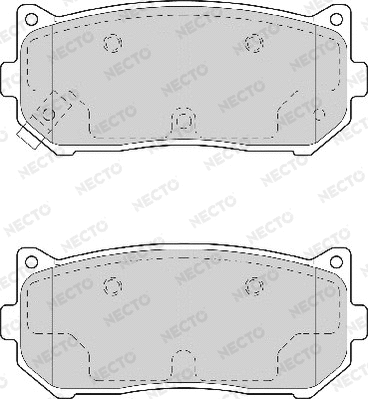 Brake Pad Set, disc brake (FD7035A)