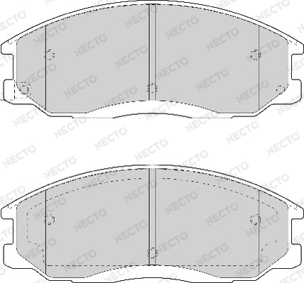 Brake Pad Set, disc brake (FD7057A)