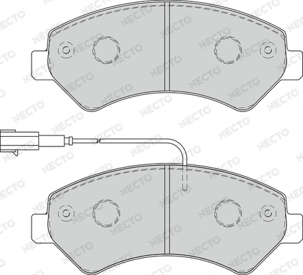 Brake Pad Set, disc brake (FD7268V)