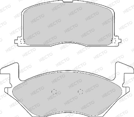 Brake Pad Set, disc brake (FD6743A)