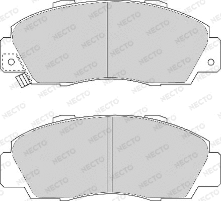 Brake Pad Set, disc brake (FD6591A)