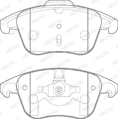 Brake Pad Set, disc brake (FD7297A)