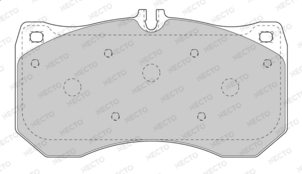 Brake Pad Set, disc brake (FD7587A)