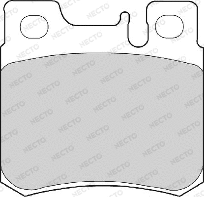 Brake Pad Set, disc brake (FD6567A)