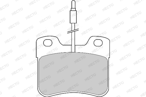 Brake Pad Set, disc brake (FD4175A)