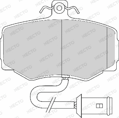 Brake Pad Set, disc brake (FD6561A)