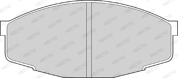 Brake Pad Set, disc brake (FD853A)