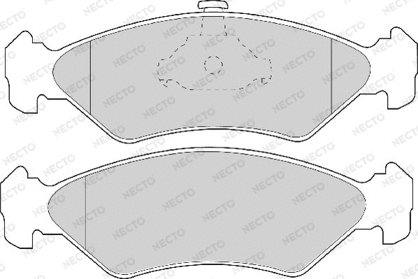 Brake Pad Set, disc brake (FD6712A)