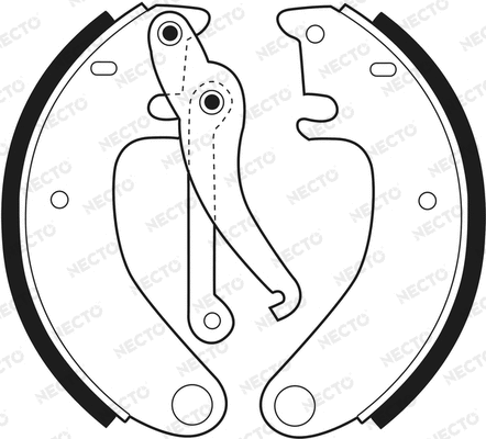 Brake Shoe Set (N1001)