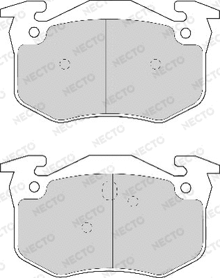 Brake Pad Set, disc brake (FD6373A)