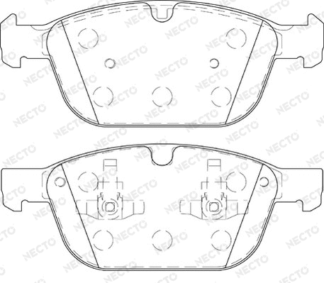Brake Pad Set, disc brake (FD7439A)