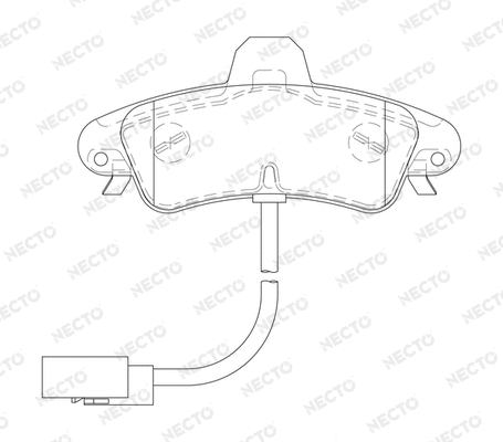 Brake Pad Set, disc brake (FD7167A)