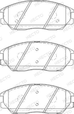 Brake Pad Set, disc brake (FD7319A)