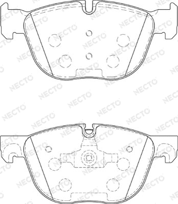 Brake Pad Set, disc brake (FD7344A)