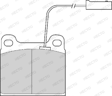 Brake Pad Set, disc brake (FD6467A)