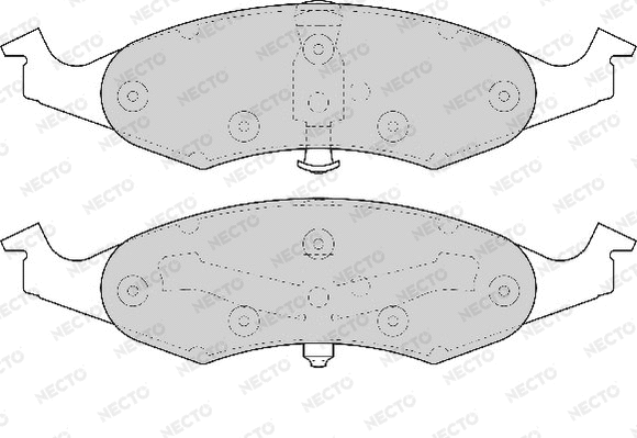 Brake Pad Set, disc brake (FD6722A)