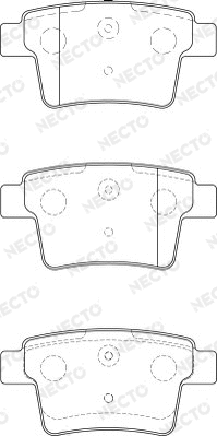 Brake Pad Set, disc brake (FD7212A)