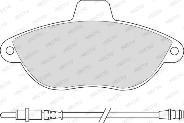 Brake Pad Set, disc brake (FD6684A)