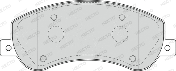 Brake Pad Set, disc brake (FD7271V)