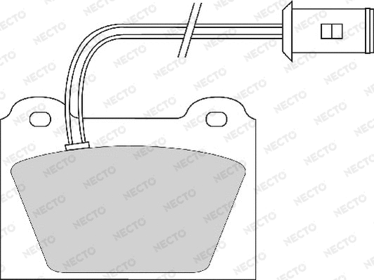 Brake Pad Set, disc brake (FD459A)