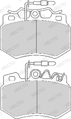 Brake Pad Set, disc brake (FD252A)
