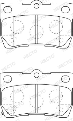 Brake Pad Set, disc brake (FD7321A)