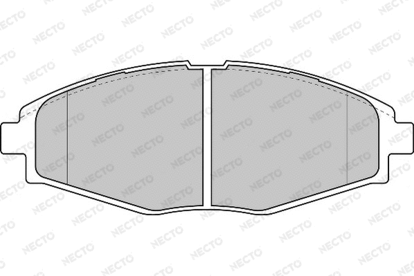 Brake Pad Set, disc brake (FD6818A)