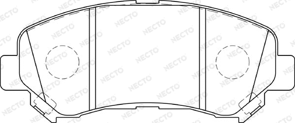 Brake Pad Set, disc brake (FD7340A)