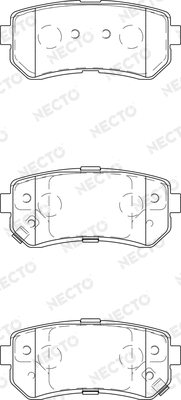 Brake Pad Set, disc brake (FD7436A)