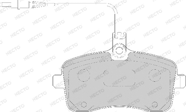 Brake Pad Set, disc brake (FD7104A)