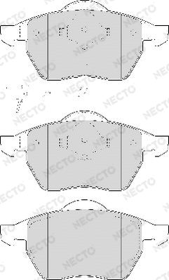 Brake Pad Set, disc brake (FD6920A)