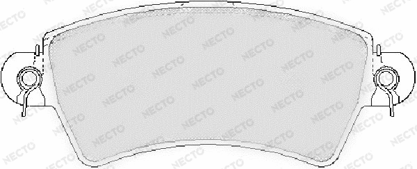 Brake Pad Set, disc brake (FD6871A)