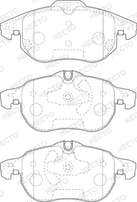 Brake Pad Set, disc brake (FD7399A)