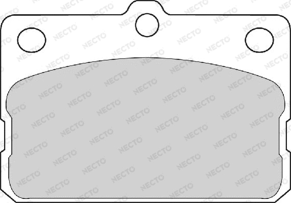 Brake Pad Set, disc brake (FD812A)