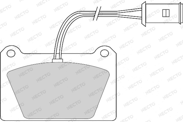 Brake Pad Set, disc brake (FD510A)