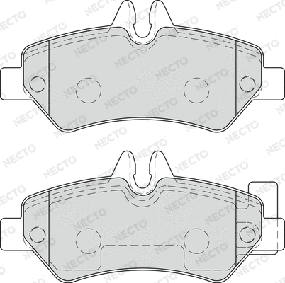 Brake Pad Set, disc brake (FD7583V)