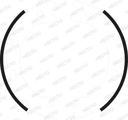 Brake Shoe Set, parking brake (N1694)