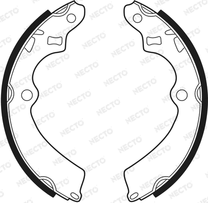 Brake Shoe Set (N1436)