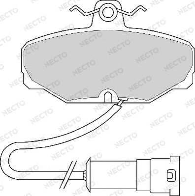 Brake Pad Set, disc brake (FD2407A)