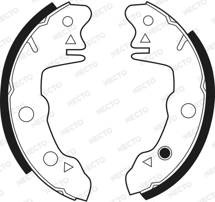 Brake Shoe Set (N1016)