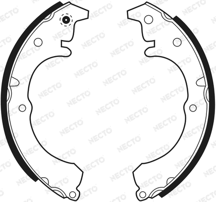 Brake Shoe Set (N1582)