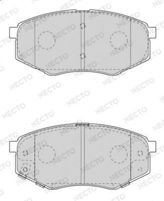 Brake Pad Set, disc brake (FD7569A)