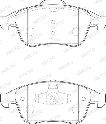 Brake Pad Set, disc brake (FD7355A)