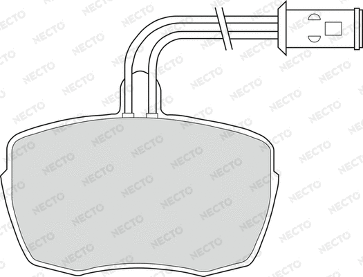 Brake Pad Set, disc brake (FD6261V)