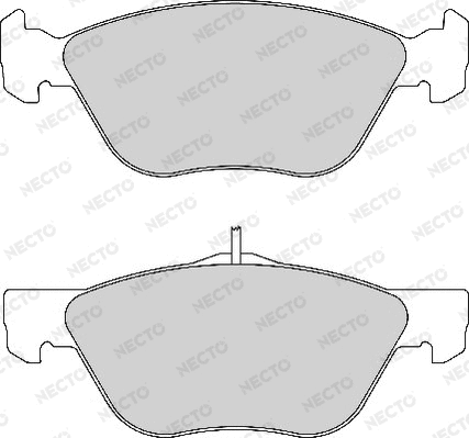 Brake Pad Set, disc brake (FD6771A)