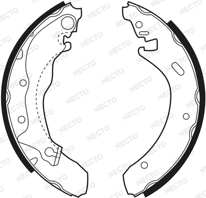 Brake Shoe Set (N1490)