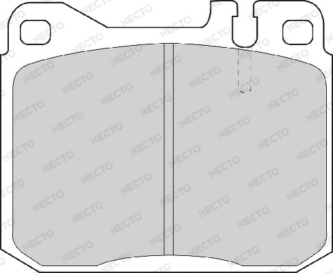 Brake Pad Set, disc brake (FD4093A)