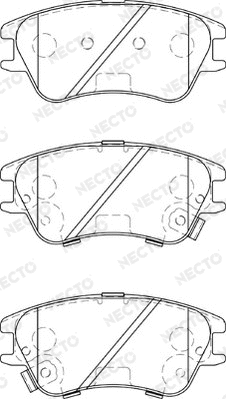 Brake Pad Set, disc brake (FD7285A)