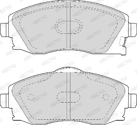 Brake Pad Set, disc brake (FD6960A)